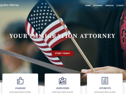 Immigration Attorney Website