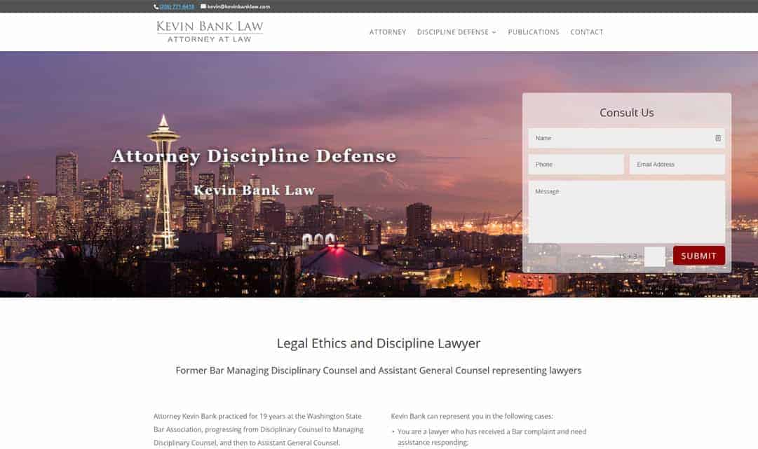 Lawyer website sample