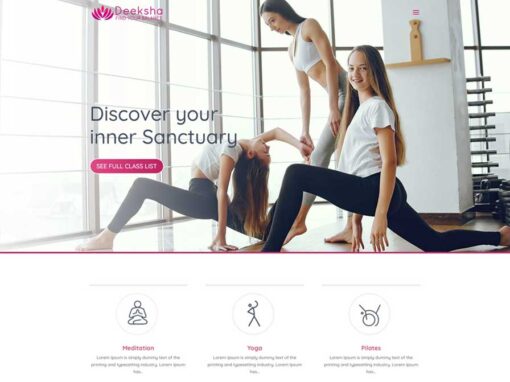 Yoga Studio (One-Pager)