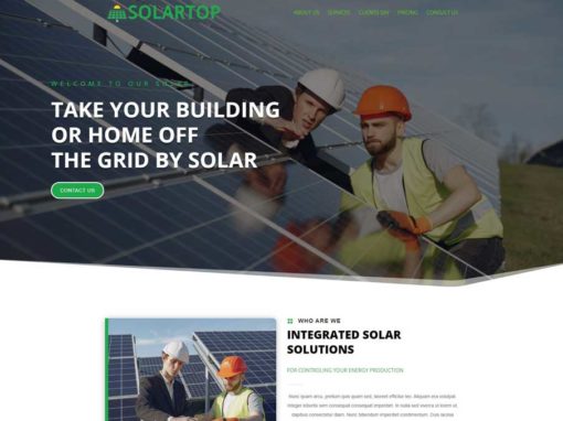 Solar Panel Installation Website