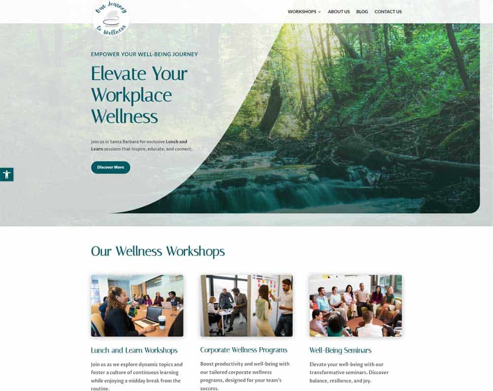 Our Journey To Wellness Website Project