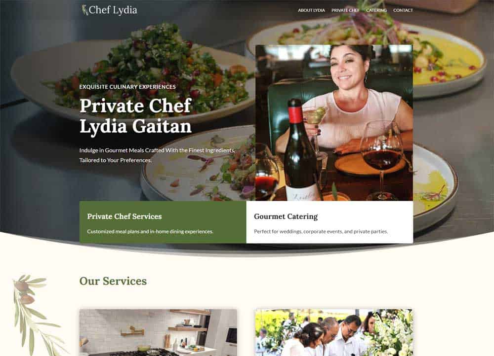 Private Chef Lydia Gaitan