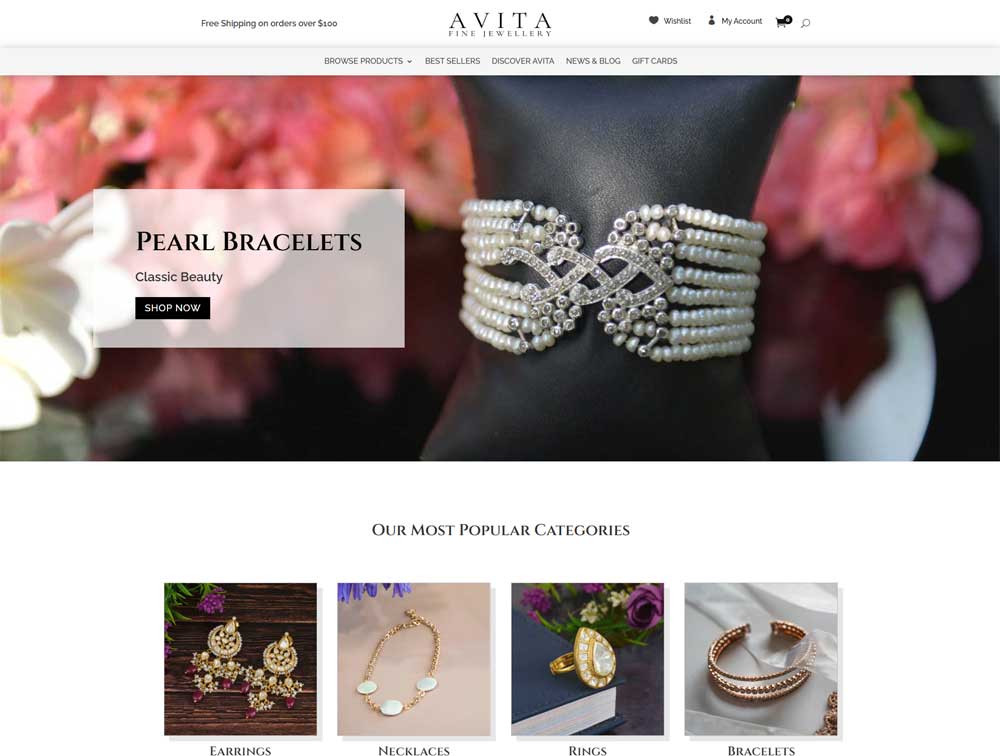 Online store Jewelry