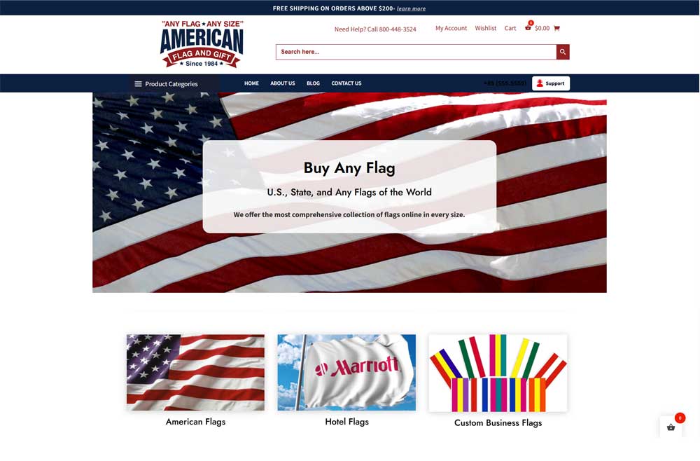 feat AnyFlag - American Flag and Gift