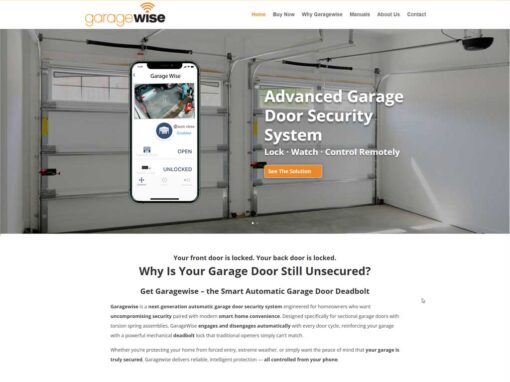 GarageWise Garage Door Security System