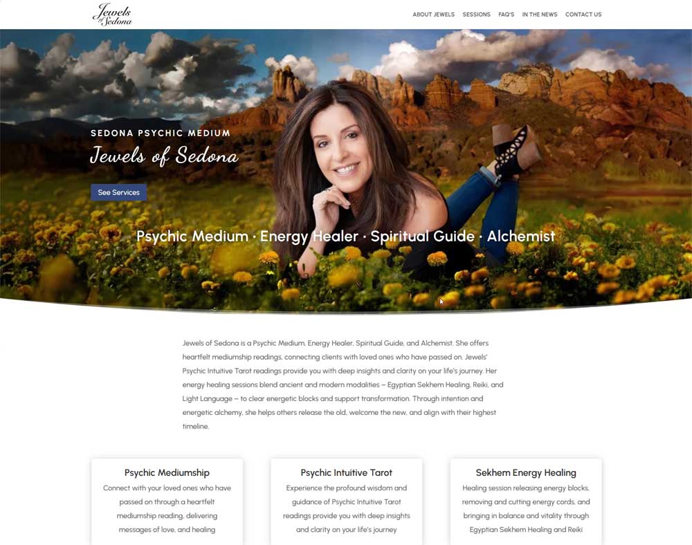 Psychic medium Jewels of Sedona